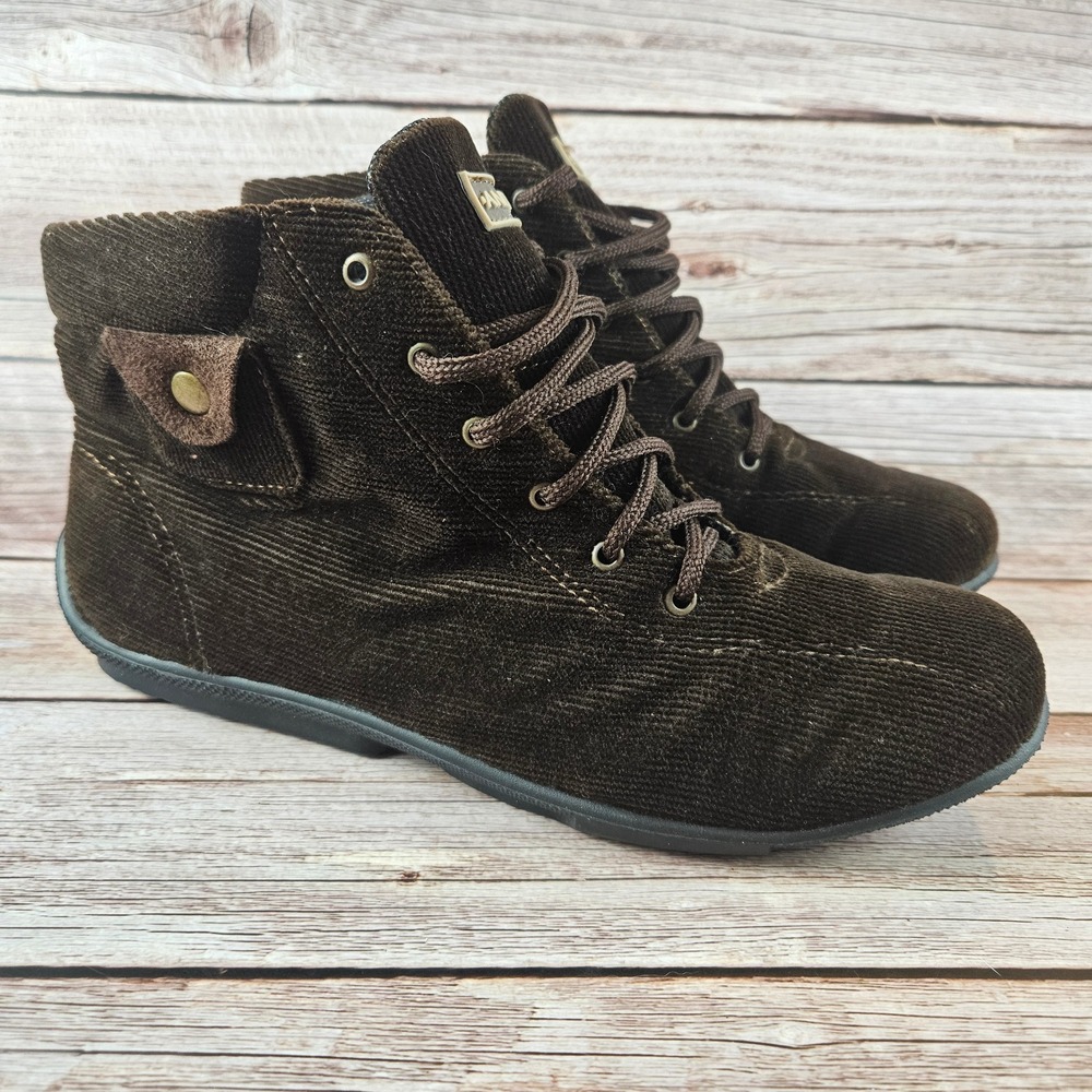Andrea Y2k Corduroy ankle boot, dark brown, size US‎ 8.5